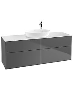 Villeroy und Boch Finion Villeroy und Boch Finion F97100GK 160x60.3cm, cover plate white matt, anthracite matt