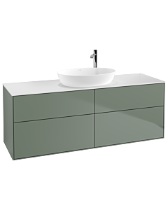 Villeroy und Boch Finion Villeroy und Boch Finion F97100GM 160x60.3cm, cover plate white matt, Olive Matt Lacquer