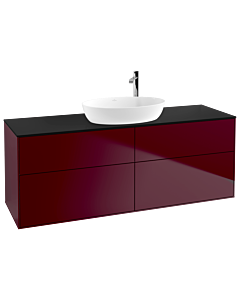 Villeroy und Boch Finion Villeroy und Boch Finion F97200HB 160x60.3cm, cover plate black matt, Peony Matt