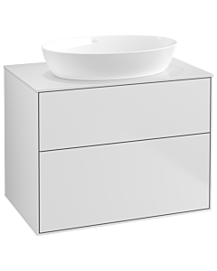 Villeroy und Boch Finion Waschtischunterschrank F99100MT 80x60,3cm, Abdeckplatte white matt, White matt lacquer