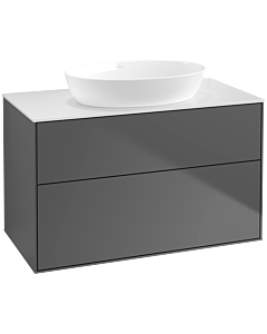 Villeroy und Boch Finion Villeroy und Boch Finion FA0100GK 100x60.3cm, cover plate white matt, anthracite matt