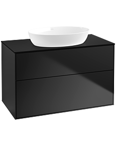 Villeroy und Boch Finion Villeroy und Boch Finion FA0200PD 100x60.3cm, cover plate black matt, black matt lacquer