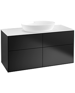 Villeroy und Boch Finion Villeroy und Boch Finion FA3100PD 120x60.3cm, cover plate white matt, black matt lacquer