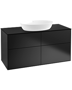 Villeroy und Boch Finion Villeroy und Boch Finion FA3200PD 120x60.3cm, cover plate black matt, black matt lacquer