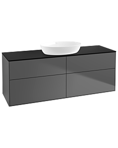 Villeroy und Boch Finion Villeroy und Boch FA9200GK 160x60,3cm, plaque de recouvrement noir mat, anthracite mat