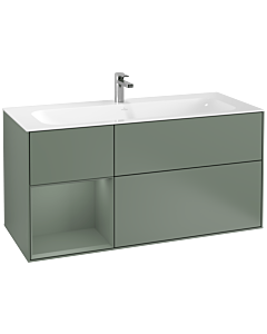 Villeroy und Boch Finion Villeroy und Boch Finion G060GMGM 119.6x59.1cm, Emotion, shelf left Olive Matt Lacquer , Olive Matt Lacquer