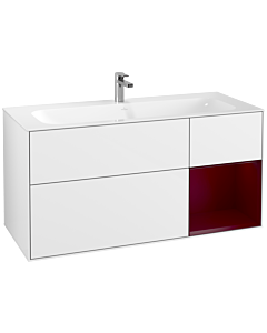 Villeroy und Boch Finion Villeroy und Boch Finion G070HBGF 119.6x59.1cm, Emotion, shelf right Peony , Glossy white lacquer