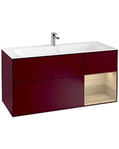 Villeroy und Boch Finion Villeroy und Boch G070PCHB 119,6x59,1cm, Emotion, étagère à droite Oak Veneer , Peony Matt