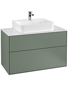 Villeroy und Boch Finion Villeroy und Boch Finion G10100GM 100x60.3x50.1cm, cover plate white matt, Olive Matt Lacquer