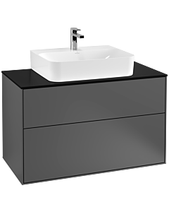 Villeroy & Boch Finion Unterschrank F10200GK 100x60,3x50,1cm, Anthracite Matt