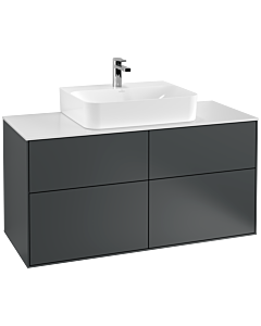 Villeroy und Boch Finion Villeroy und Boch G13100HG 120x60,3cm, Emotion, plaque de finition blanc mat, Midnight Blue Matt Lacquer