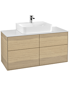 Villeroy und Boch Finion Villeroy und Boch G13100PC 120x60.3cm, Emotion, plaque de finition blanc mat, Oak Veneer