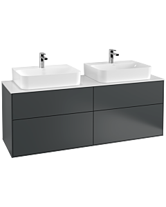 Villeroy und Boch Finion Villeroy und Boch Finion G18100HG 160x60.3cm, Emotion, cover plate white matt, Midnight Blue Matt Lacquer