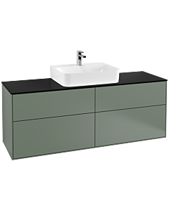Villeroy und Boch Finion Villeroy und Boch G19200GM 160x60.3cm, Emotion, plaque de finition noir mat, Olive Matt Lacquer