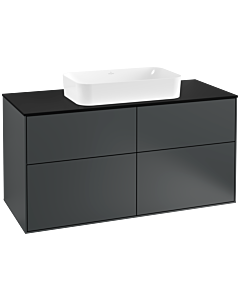 Villeroy und Boch Finion Villeroy und Boch G26200HG 120x60.3cm, Emotion, plaque de finition noir mat, Midnight Blue Matt Lacquer