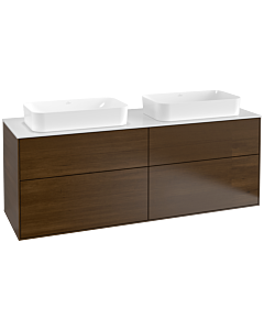 Villeroy und Boch Finion Villeroy und Boch Finion G31100GN 160x60.3cm, Emotion, cover plate white matt, walnut veneer