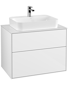 Villeroy und Boch Finion Villeroy und Boch G34100GF 80x60,3cm, Emotion, plaque de finition blanc mat, laqué blanc brillant