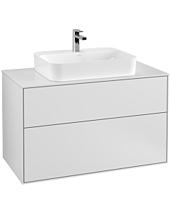 Villeroy und Boch Finion Villeroy und Boch G35100MT 100x60,3cm, Emotion, plaque de finition blanc mat, laqué blanc mat