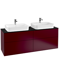 Villeroy und Boch Finion Villeroy und Boch Finion G43200HB 160x60.3cm, Emotion, cover plate black matt, Peony Matt