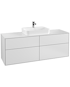 Villeroy und Boch Finion Waschtischunterschrank G44100MT 160x60,3cm, Emotion, Abdeckplatte white matt, White matt lacquer