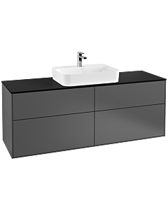 Villeroy und Boch Finion Villeroy und Boch G44200GK 160x60.3cm, Emotion, plaque de finition noir mat, anthracite mat