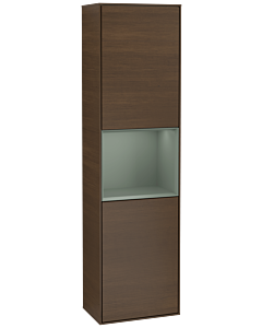 Villeroy und Boch Finion cabinet G460GMGN 41.8x151.6cm, left, Emotion, shelf Olive Matt Lacquer , Olive Matt Lacquer veneer