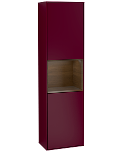 Villeroy und Boch Finion cabinet G460GNHB 41.8x151.6cm, left, Emotion, shelf Walnut veneer, Peony Matt