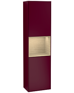 Villeroy und Boch Finion Hochschrank G460PCHB 41,8x151,6cm, links, Emotion, Regal Oak Venerr, Peony Matt