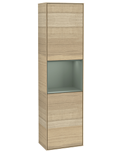 Villeroy und Boch Finion Hochschrank G470GMPC 41,8x151,6cm, rechts, Emotion, Regal Olive Matt Lacquer, Oak Veneer