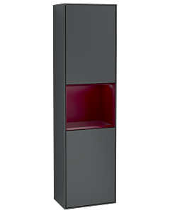 Villeroy und Boch Finion Hochschrank G470HBHG 41,8x151,6cm, rechts, Emotion, Regal Peony Matt Lacquer, Midnight Blue Matt Lacquer