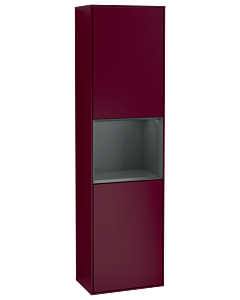 Villeroy und Boch Finion cabinet G470HGHB 41.8x151.6cm, right, Emotion, shelf Midnight Blue Matt Lacquer , Peony Matt