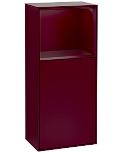 Villeroy und Boch Finion armoire latérale G500HBHB 41.8x93.6cm, gauche, émotion, étagère au-dessus Peony Matt , Peony Matt