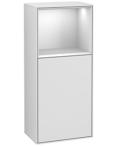 Villeroy und Boch armoire latérale Finion G510MTMT 41.8x93.6cm, droite, émotion, étagère au-dessus de White Matt , laqué blanc mat