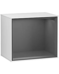 Villeroy und Boch Finion module G580GKMT 41.8x35.6x27cm, Emotion, shelf antracite matt, white matt lacquer