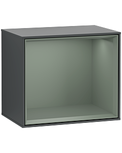 Villeroy und Boch Finion Regalmodul G580GMHG 41,8x35,6x27cm, Emotion, Regal Olive Matt, Midnight Blue Matt Lacquer
