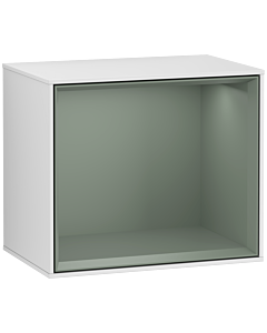Villeroy und Boch Finion module G580GMMT 41.8x35.6x27cm, Emotion, shelf olive matt, white matt lacquer