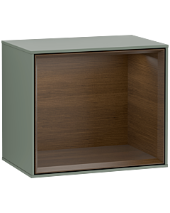 Villeroy und Boch Finion module G580GNGM 41.8x35.6x27cm, Emotion, shelf Walnut Veneer , Olive Matt Lacquer