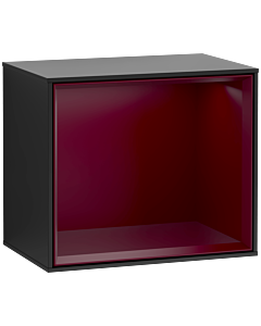Villeroy und Boch Finion Regalmodul G580HBPD 41,8x35,6x27cm, Emotion, Regal Peony Matt, Black matt lacquer