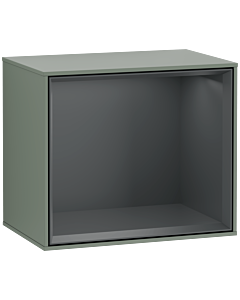 Villeroy und Boch Finion Regalmodul G580HGGM 41,8x35,6x27cm, Emotion, Regal Midnight Blue, Olive Matt Lacquer