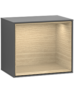 Villeroy und Boch Finion Regalmodul G580PCGK 41,8x35,6x27cm, Emotion, Regal Oak Veneer, Anthracite matt