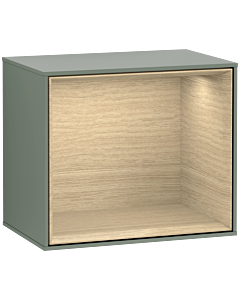 Villeroy und Boch module d&#39; Finion G580PCGM 41.8x35.6x27cm, Emotion, étagère Oak Veneer , Olive Matt Lacquer