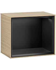 Villeroy und Boch Finion Regalmodul G580PDPC 41,8x35,6x27cm, Emotion, Regal Black Matt, Oak Veneer