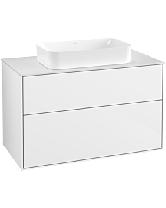 Villeroy und Boch Finion Villeroy und Boch G64100GF 100x60.3x50.1mm, éclairage mural, verre White Matt , laqué blanc brillant