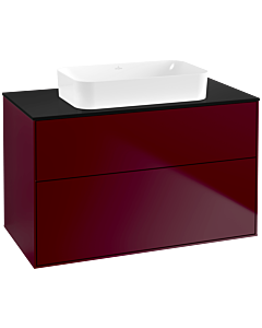Villeroy und Boch Finion Villeroy und Boch Finion G64200HB 100x60.3x50.1mm, wall lighting, glass black matt, Peony Matt