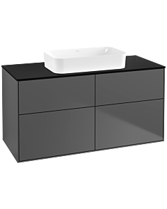 Villeroy und Boch Finion Villeroy und Boch Finion G67200GK 120x60.3x50.1cm, Glass Black Matt, Anthracite matt