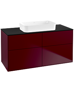 Villeroy und Boch Finion Villeroy und Boch Finion G67200HB 120x60.3x50.1cm, Glass Black Matt, Peony Matt