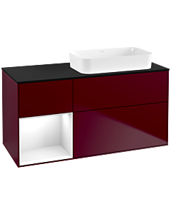 Villeroy und Boch Finion Villeroy und Boch Finion G682GFHB 120x60.3x50.1cm, shelf left Glossy white lacquer, Peony Matt