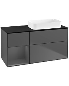 Villeroy und Boch Finion Villeroy und Boch Finion G682GKGK 120x60.3x50.1cm, shelf on the left anthracite matt, anthracite matt