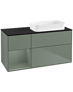 Villeroy und Boch Finion Villeroy und Boch Finion G682GMGM 120x60.3x50.1cm, shelf left Olive Matt Lacquer , Olive Matt Lacquer