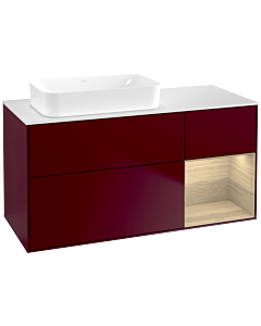 Villeroy und Boch Finion Villeroy und Boch Finion G691PCHB 120x60.3x50.1cm, shelf on the right Oak Veneer , Peony Matt